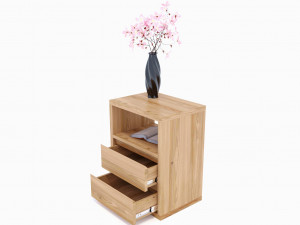 set of 10 different bedside tables bedside table Modelo 3D