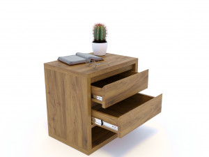 set of 10 different bedside tables bedside table Modelo 3D