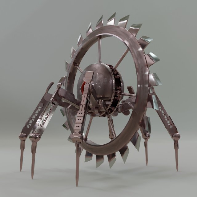 SAW Monstro 3D Model .c4d .max .obj .3ds .fbx .stl .blend 