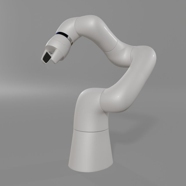 White Manipulator 3D मॉडल .c4d .max .obj .3ds .fbx .stl .blend 