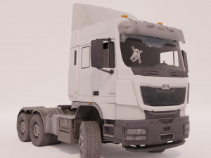 Truck lowPoly 3Dモデル