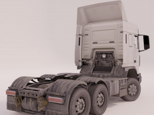 Truck lowPoly 3Dモデル