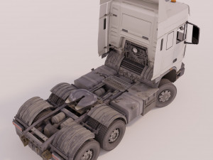 Truck lowPoly 3Dモデル