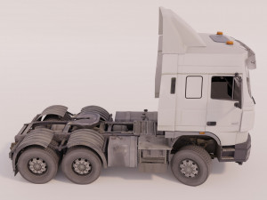 Truck lowPoly 3Dモデル