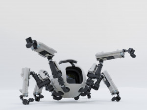 SPIDER ROBOT 3D Model