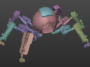 SPIDER ROBOT 3D Model