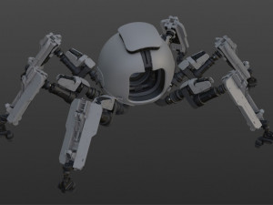 SPIDER ROBOT 3D Model