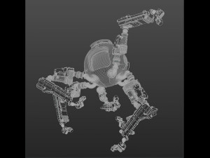 SPIDER ROBOT 3D Model