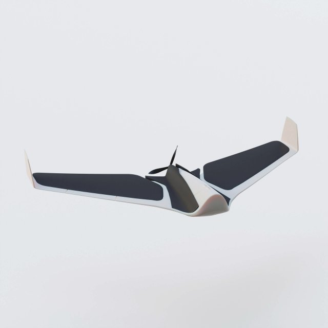AIR Drone 3D Model .c4d .max .obj .3ds .fbx .lwo .lw .lws