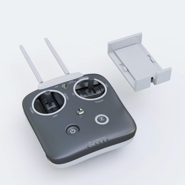 Control panel for quadrocopter Model 3D .c4d .max .obj .3ds .fbx .stl .blend 