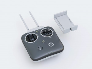 Control panel for quadrocopter Model 3D