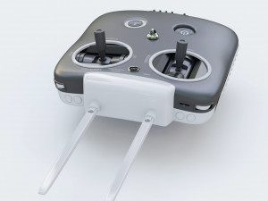 Control panel for quadrocopter Model 3D