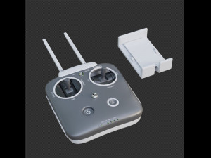 Control panel for quadrocopter Model 3D