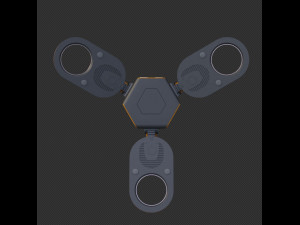Tricopter Modèle 3D
