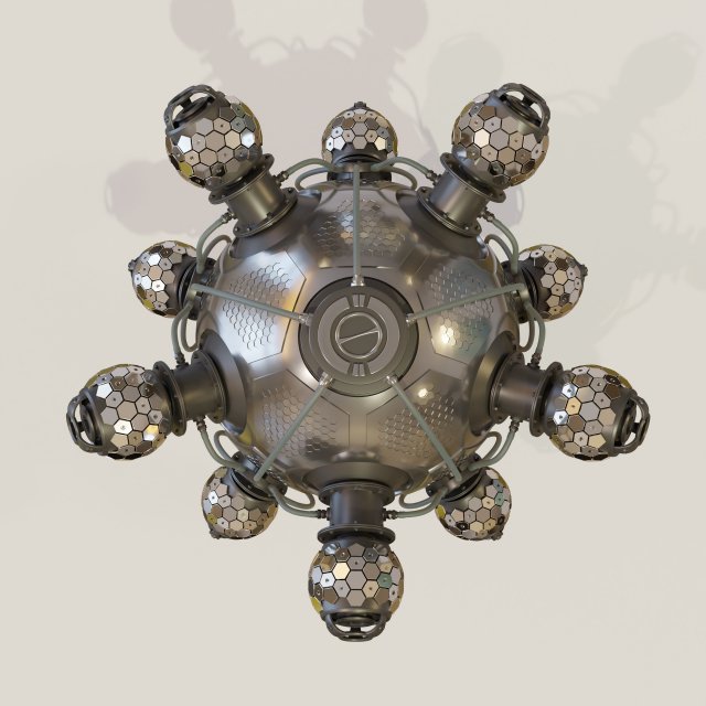 Technosphere 3D Модель .c4d .max .obj .3ds .fbx .stl .blend 