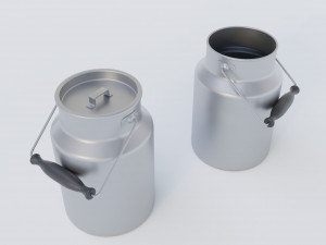 Metal containers 3D Model