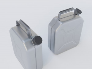 Metal containers 3D Model