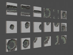 Holes in the wall Model 3D