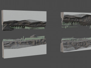 Holes in the wall Model 3D
