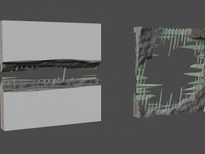 Holes in the wall Model 3D