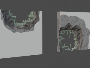 Holes in the wall Model 3D