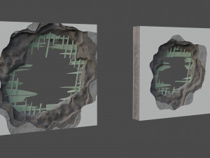 Holes in the wall Model 3D