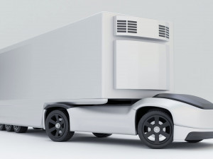 Truck unmanned Modèle 3D