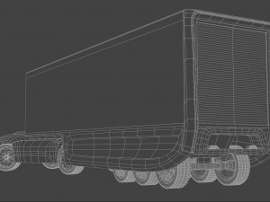 Truck unmanned Modèle 3D