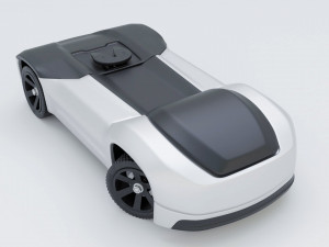 Truck unmanned Modèle 3D