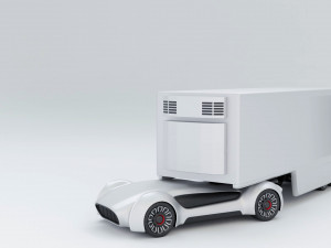 Truck unmanned 3D Model