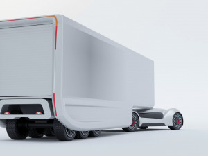 Truck unmanned Model 3D