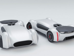 Truck unmanned Model 3D