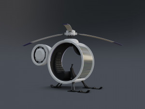 Helicopter 3D Model