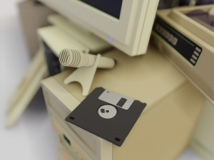 Retro compucters Model 3D