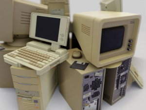 Retro compucters Model 3D