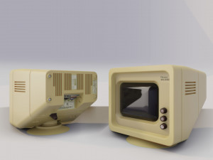Retro compucters Model 3D