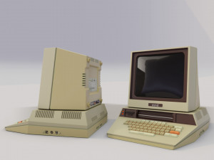 Retro compucters Model 3D