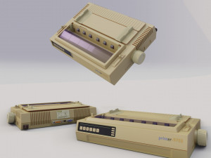 Retro compucters Model 3D