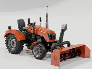 Mini tractor 3Dモデル