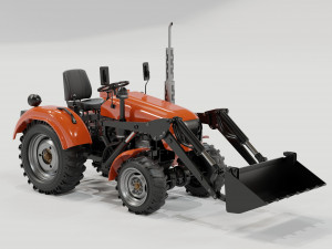 Mini tractor 3Dモデル