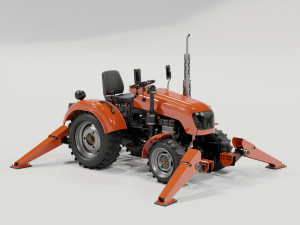 Mini tractor 3Dモデル