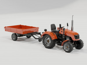 Mini tractor 3Dモデル