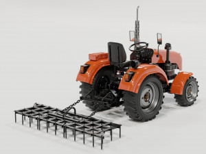 Mini tractor 3Dモデル