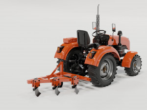 Mini tractor 3Dモデル