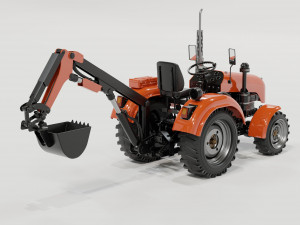 Mini tractor 3Dモデル