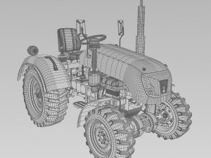 Mini tractor 3Dモデル