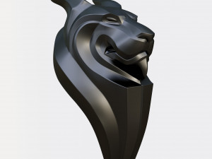 Bust of a lion 3D Model