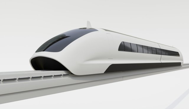 White train 3Dモデル .c4d .max .obj .3ds .fbx .stl .blend 