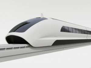 White train 3D Model