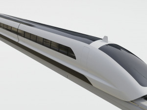 White train 3Dモデル